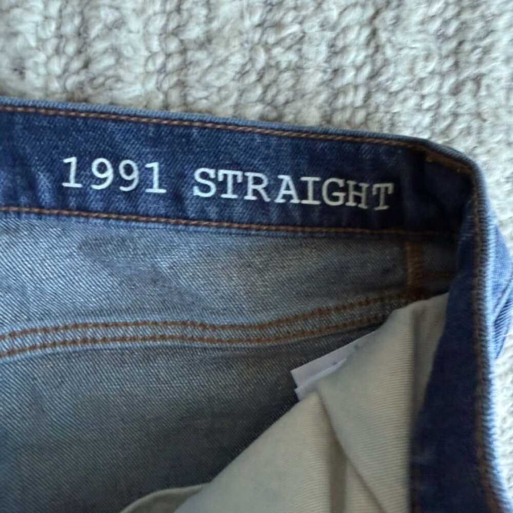 Madewell 1991 Straight Jeans Blue W32 L30 - Picture 2 of 4